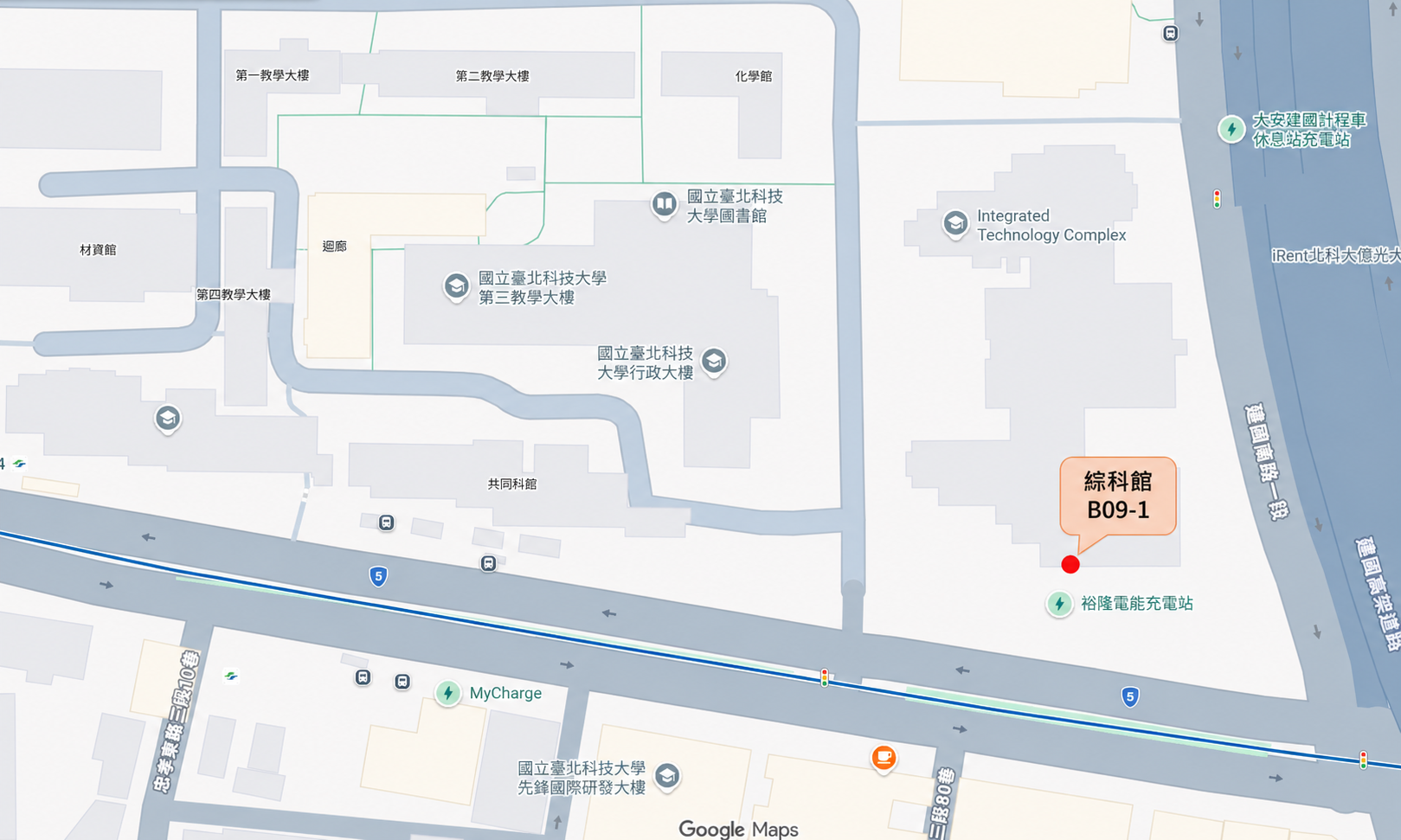 微奈米光學系統研究室位置地圖