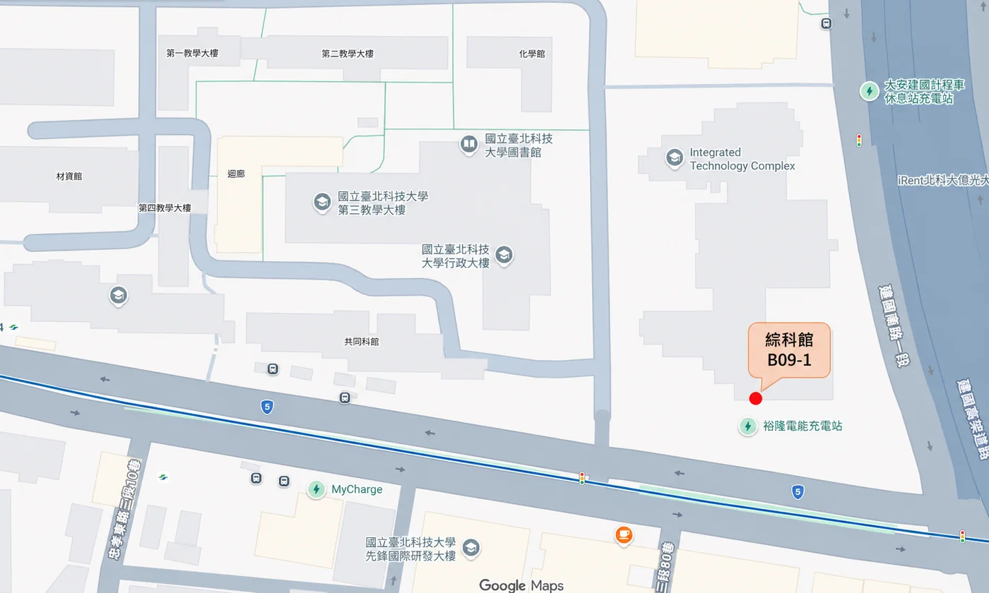 微奈米光學系統研究室位置地圖